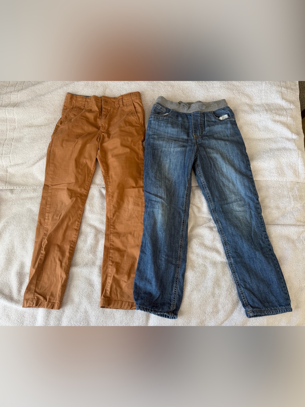 OshKosh B'gosh Rust Brown + fleece lined jeans